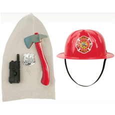 Firemans Helmet with Tools 